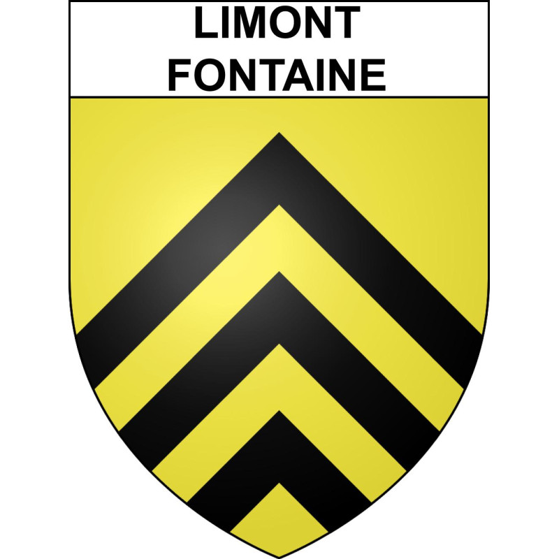 Limont-Fontaine 59 ville sticker blason écusson autocollant adhésif