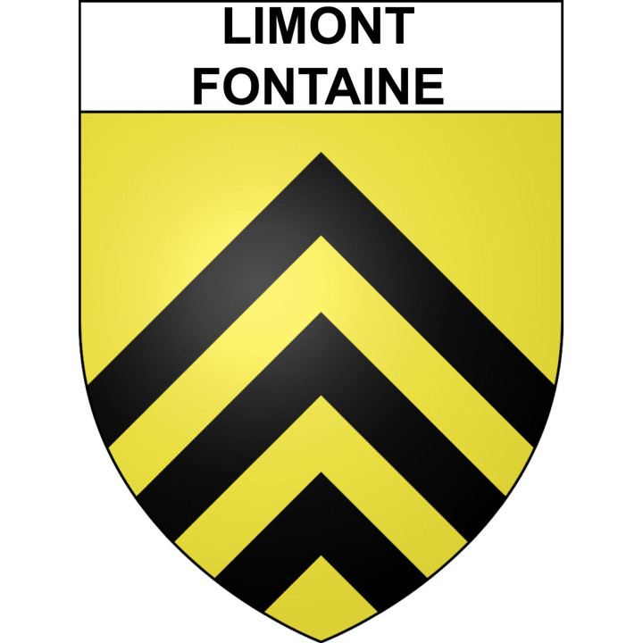 Limont-Fontaine Sticker wappen, gelsenkirchen, augsburg, klebender aufkleber