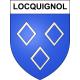 Locquignol 59 ville sticker blason écusson autocollant adhésif