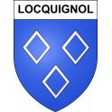 Locquignol 59 ville sticker blason écusson autocollant adhésif