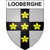 Looberghe Sticker wappen, gelsenkirchen, augsburg, klebender aufkleber