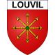 Adesivi stemma Louvil adesivo