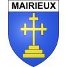 Mairieux 59 ville sticker blason écusson autocollant adhésif