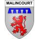 Malincourt Sticker wappen, gelsenkirchen, augsburg, klebender aufkleber