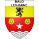 Stickers coat of arms Malo-les-Bains adhesive sticker