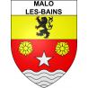 Adesivi stemma Malo-les-Bains adesivo