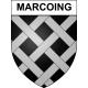 Marcoing Sticker wappen, gelsenkirchen, augsburg, klebender aufkleber
