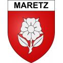 Maretz Sticker wappen, gelsenkirchen, augsburg, klebender aufkleber
