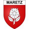Pegatinas escudo de armas de Maretz adhesivo de la etiqueta engomada