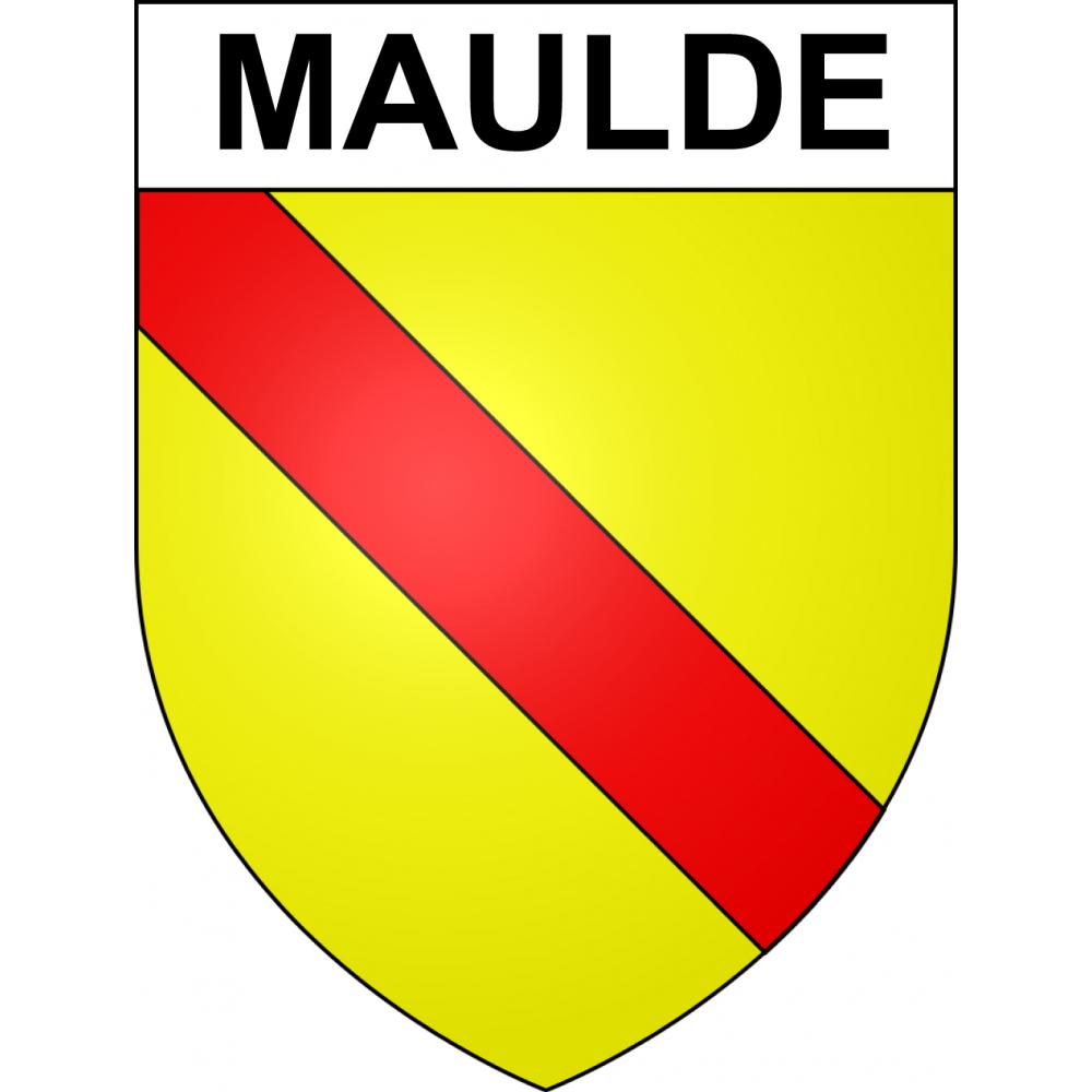Stickers coat of arms Maulde adhesive sticker