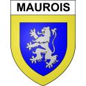 Maurois 59 ville sticker blason écusson autocollant adhésif