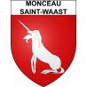 Adesivi stemma Monceau-Saint-Waast adesivo