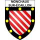 Stickers coat of arms Monchaux-sur-Écaillon adhesive sticker