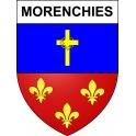Morenchies 59 ville sticker blason écusson autocollant adhésif
