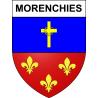 Morenchies 59 ville sticker blason écusson autocollant adhésif