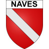 Pegatinas escudo de armas de Naves adhesivo de la etiqueta engomada