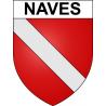 Stickers coat of arms Naves adhesive sticker