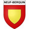 Neuf-Berquin 59 ville sticker blason écusson autocollant adhésif