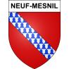 Neuf-Mesnil Sticker wappen, gelsenkirchen, augsburg, klebender aufkleber