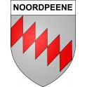 Noordpeene 59 ville sticker blason écusson autocollant adhésif
