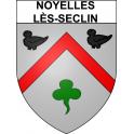 Noyelles-lès-Seclin 59 ville sticker blason écusson autocollant adhésif