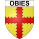 Obies 59 ville sticker blason écusson autocollant adhésif