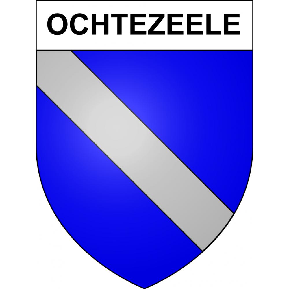 Ochtezeele Sticker wappen, gelsenkirchen, augsburg, klebender aufkleber