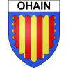 Ohain 59 ville sticker blason écusson autocollant adhésif