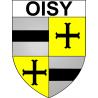 Oisy 59 ville sticker blason écusson autocollant adhésif