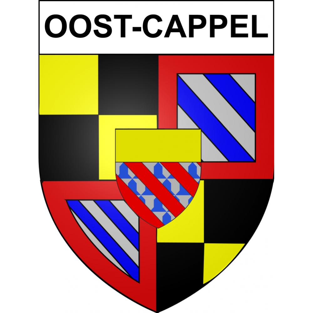 Oost-Cappel 59 ville sticker blason écusson autocollant adhésif