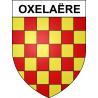 Pegatinas escudo de armas de Oxelaëre adhesivo de la etiqueta engomada