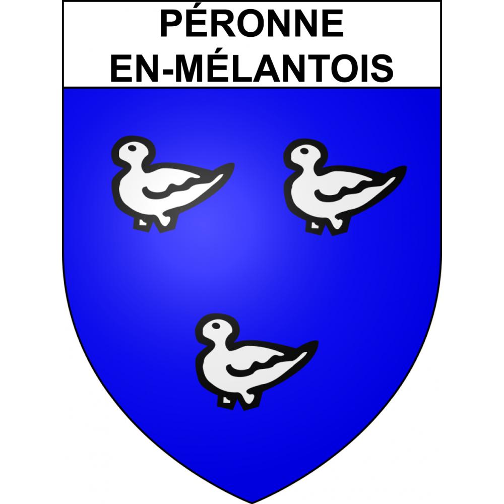 Péronne-en-Mélantois Sticker wappen, gelsenkirchen, augsburg, klebender aufkleber