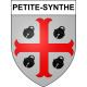 Pegatinas escudo de armas de Petite-Synthe adhesivo de la etiqueta engomada