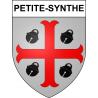 Pegatinas escudo de armas de Petite-Synthe adhesivo de la etiqueta engomada