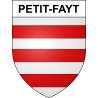 Petit-Fayt 59 ville sticker blason écusson autocollant adhésif