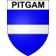 Pitgam Sticker wappen, gelsenkirchen, augsburg, klebender aufkleber