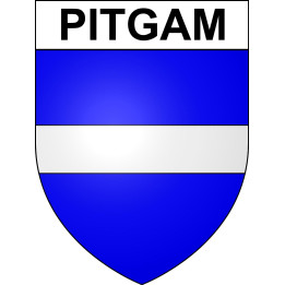 Pitgam Sticker wappen, gelsenkirchen, augsburg, klebender aufkleber