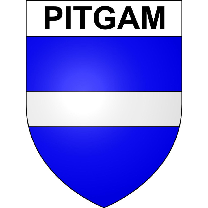 Stickers coat of arms Pitgam adhesive sticker
