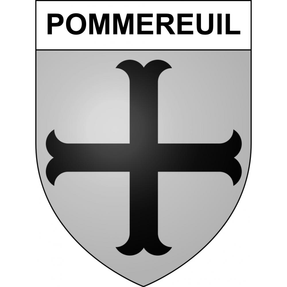 Pommereuil 59 ville sticker blason écusson autocollant adhésif