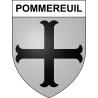 Pommereuil 59 ville sticker blason écusson autocollant adhésif