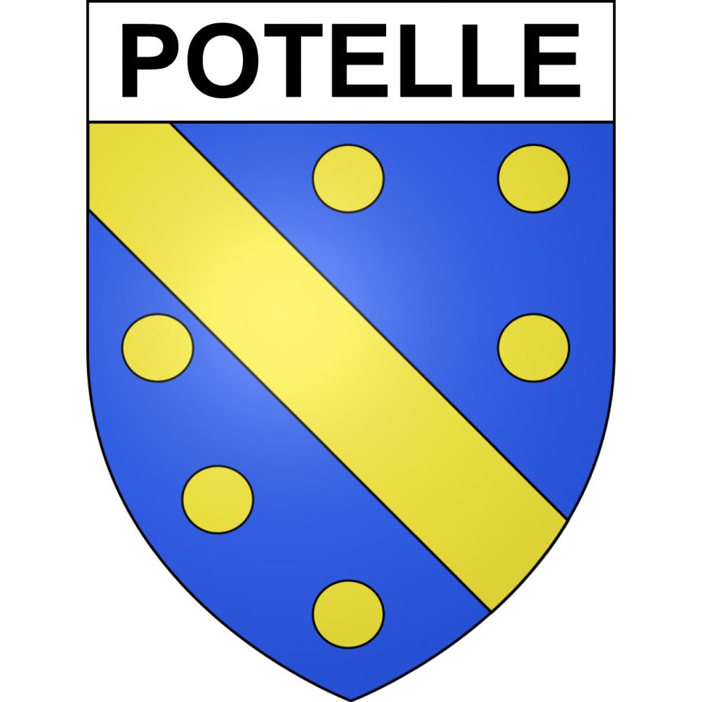 Potelle 59 ville sticker blason écusson autocollant adhésif