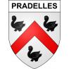 Pradelles Sticker wappen, gelsenkirchen, augsburg, klebender aufkleber