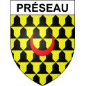 Adesivi stemma Préseau adesivo