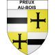 Preux-au-Bois Sticker wappen, gelsenkirchen, augsburg, klebender aufkleber