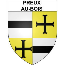 Adesivi stemma Preux-au-Bois adesivo