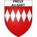 Adesivi stemma Preux-au-Sart adesivo