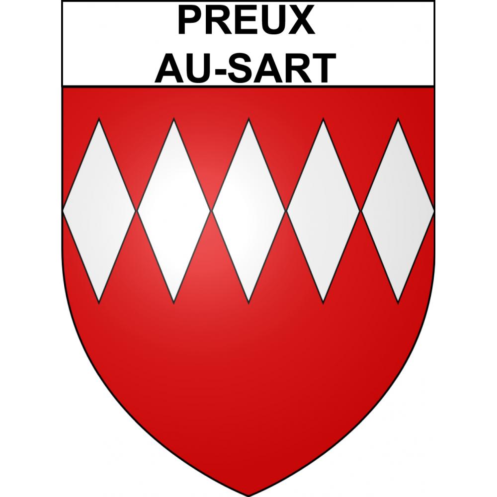 Adesivi stemma Preux-au-Sart adesivo