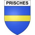 Prisches 59 ville sticker blason écusson autocollant adhésif