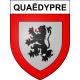Quaëdypre 59 ville sticker blason écusson autocollant adhésif