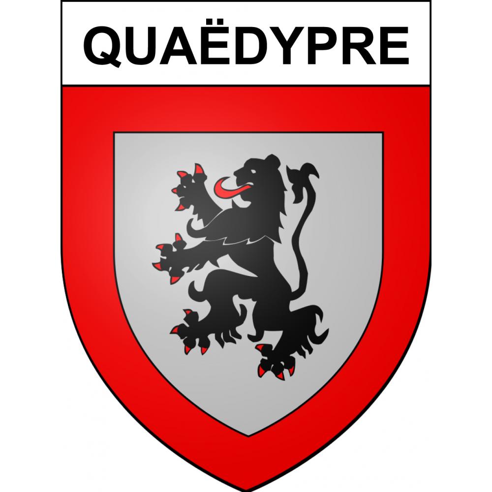 Quaëdypre Sticker wappen, gelsenkirchen, augsburg, klebender aufkleber